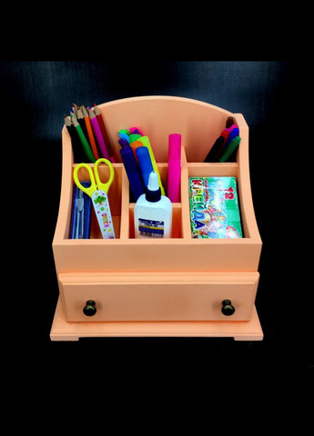 Органайзер настільний з дерева Брандон грейпфрут (КНЦ-006654) No Brand (328225667)