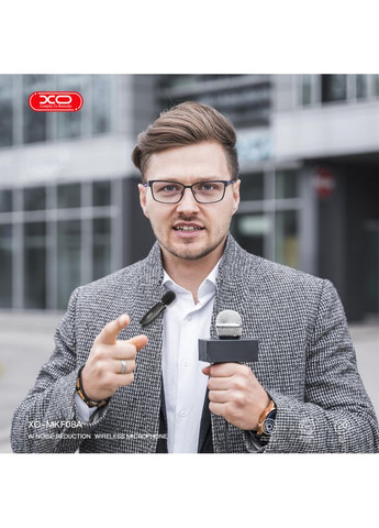 Беспроводной микрофон MKF08A петличный Type-C XO (358936283)