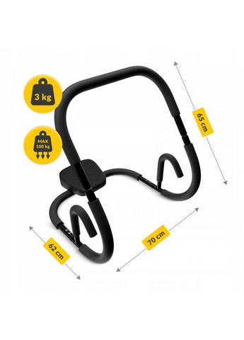 Тренажер для пресса Ab Crunch Black (P-5905973402675) 4FIZJO (356005957)