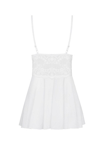 810-BAB-2 babydoll & thong white S/M Obsessive (303901872)