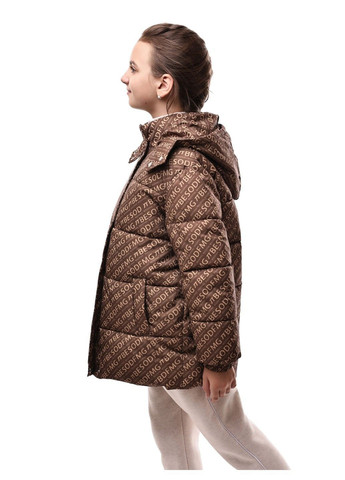 Бежева куртка зимова для дівчинки підлітка AMMY