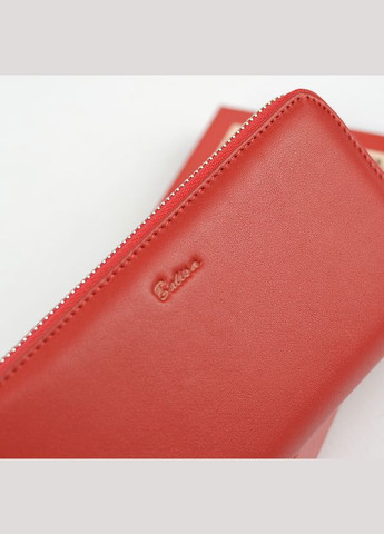 Червоний жіночий шкіряний класичний гаманець на блискавці Balisa (292404322)