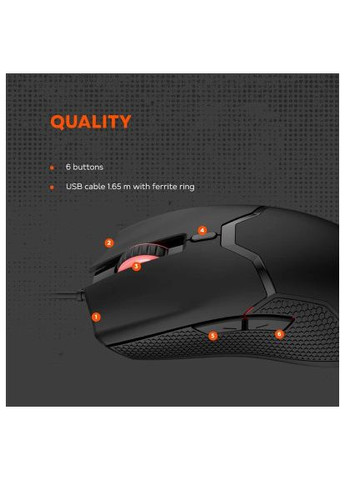 Мышка (CND-SGM116) Canyon GM-116 Carver USB Black (366650786)