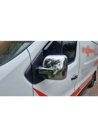 Накладки на дзеркала (2 шт., пласт.) для Renault Trafic 2015- рр. CARMOS (389052198)