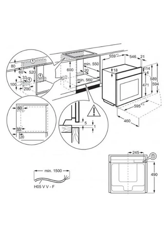 Духовой шкаф EOABS39WZ Electrolux (395115294)