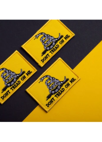 Набор шевронов 2 шт с липучкой Змея Don't Tread On Me 5х8 см, вышитый патч (800029924) TM IDEIA (391255538)