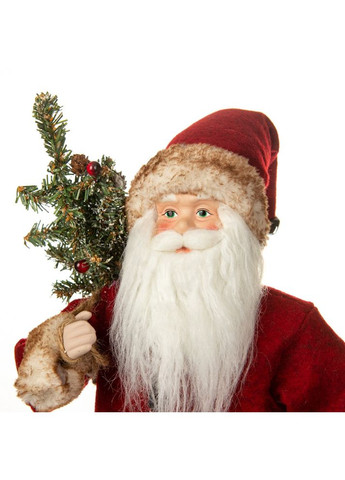 Фигурка новогодняя Санта с санками 46 см Uniсorn Studio 16011-008 текстиль Unicorn Studio (346533101)