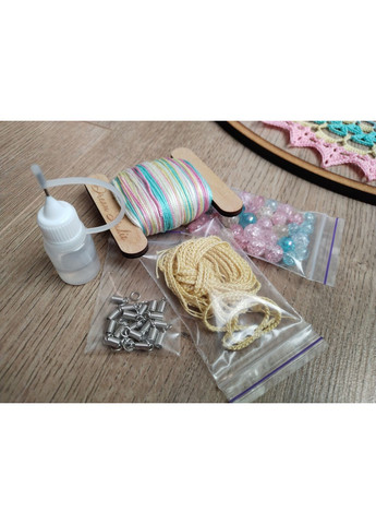 Авторський еко-набір "Ловець снів "Кольорові сни" з покроковою інструкцією Dream Studio (363057501)