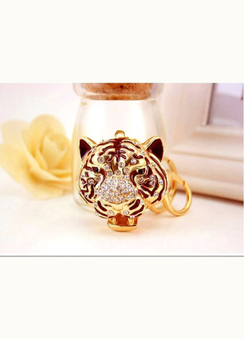 Модный креативный брелок брелоки подвеска с кристаллами в виде голова Тигра No Brand (292867258)