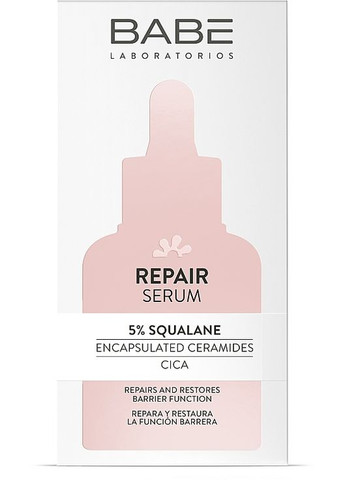 Восстанавливающая сыворотка для чувствительной и раздраженной кожи с керамидами 30ml (1332291-16105121) Babe Laboratorios (368662941)