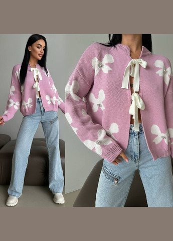 Розовый демисезонный кардиган Vakko