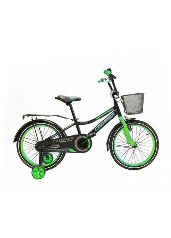 Дитячий Велосипед Rocky -13 з кошиком та дод. коліщатками 4503 Салатовий, 18 Crosser (267810125)