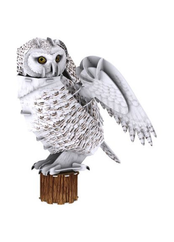 Пазл Cubic Fun Трехмерная головоломка-конструктор Исчезающие животные Снежная сова (DS1079h) CubicFun Тривимірна головоломка-конструктор Зникаючі тварин (366158812)