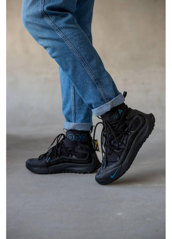 КРОССОВКИ ЖЕНСКИЕ NIKE ACG AIR TERRA ANTARKTIK GORE-TEX BLACK НАЙК АСЖ АИР ЗУМ No Brand чёрные демисезоны (368887871)
