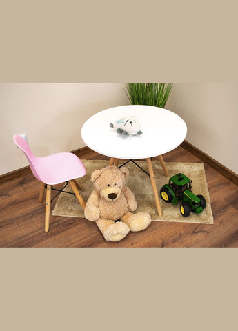 Детский стульчик Zubi со спинкой розовый Leobert (304402093)