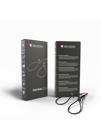 Утяжка для пениса Rodeo Robin, пара силиконовых токопроводящих лассо Mystim (298572626)