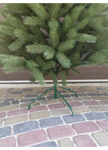Литая елка Буковельская 2,30м. Зеленая искусственная елка литая с металлической подставкой Xatynka (363057968)