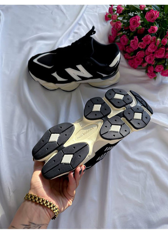 Кросівки жіночі і чоловічі New Balance 9060 Black/White | Нью Баланс 9060 чорні No Brand чорні демісезони (348419319)