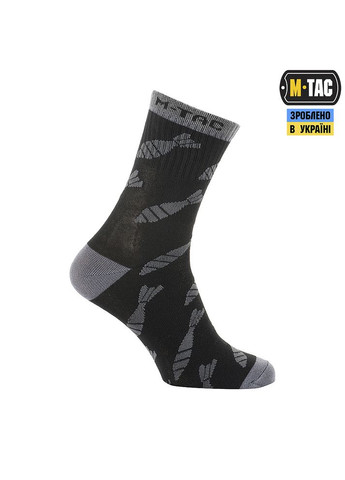 Носки легкие Mk.3 Mortar Bombs Black M-TAC (315047934)