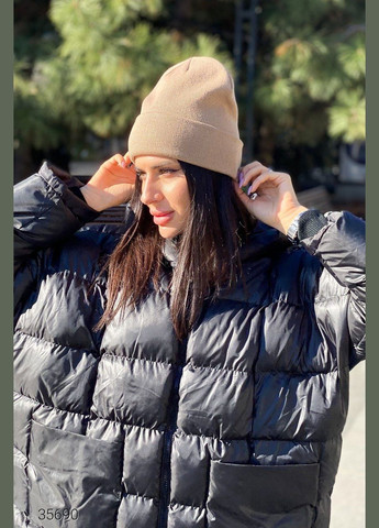 В'язана шапка-біні з відворотом Liton (316115500)