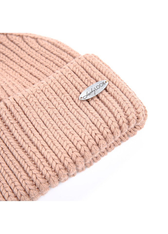 Шапка біні жіноча бавовна коричнева КЕТЛІН LuckyLOOK 917-507 (361308443)