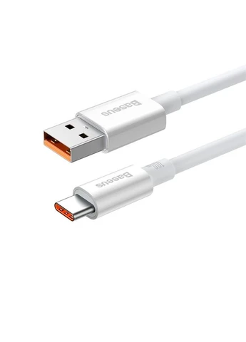 Кабель Superior Series Fast Charging Data Cable USB to Type-C 100W 1.5m Moon White Baseus (388967716)