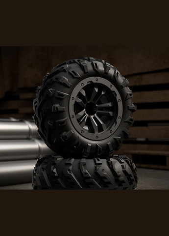 Колеса Tyre 6034 (2шт.) для радиоуправляемых машин Conquer монстр-трак RC 1/16 ( код: 16101-6034 ) WL Toys (335821500)