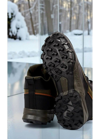 Хаки зимние ботинки мужские зимние хаки (а805-6l) KMB