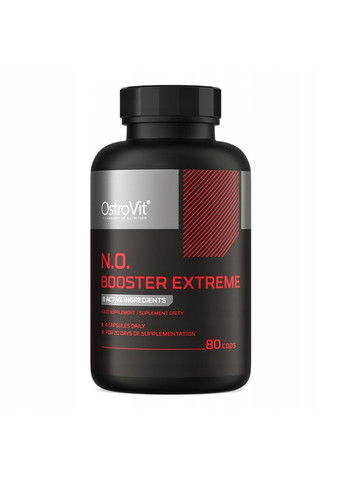 Предтренировочный комплекс N.O. Booster Extreme 80 caps Ostrovit (293820180)