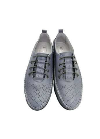 Голубые мокасины (р) кожа 0-1-1-7589 Stepter