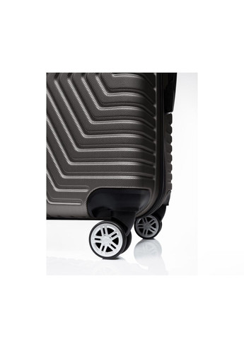 Чемодан Турция Большая (L) Поликарбонат На 4-х двойных колесах 120Л ПК002-L Графит Polo (342117879)