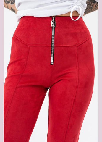 Красные кэжуал демисезонные зауженные брюки Garne