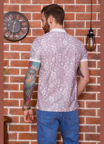 Синяя поло мужское 194r2120 с длинным рукавом Ager