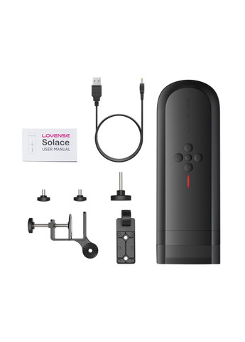Інтерактивний смарт-мастурбатор Solace, до 280 фрикцій на хвилину, до 12,5 годин роботи Lovense (302297754)