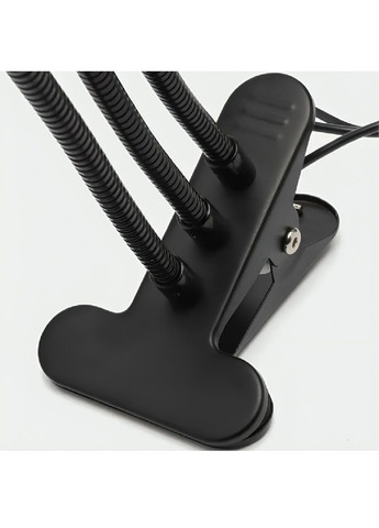 Ультрафиолетовая гибкая фитолампа на прищепке с таймером работой от USB для растений рассады 3 головки 30 w (480314-Prob) Unbranded (333380169)