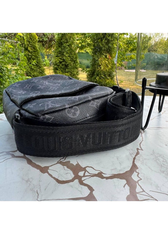 Чоловіча міні сумка планшет екошкіра чорна ProDobro (363259945)