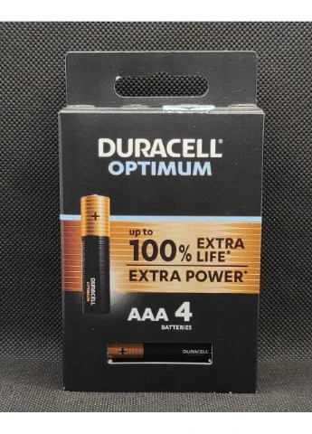 Мини-пальчиковая батарейка LR03 OPTIMUM (4шт.) Duracell (391020839)