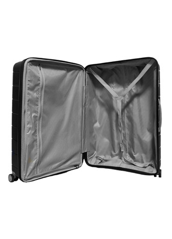 Чемодан большой L полипропилен 20303 76×53×33см 108+17л Чёрный Snowball (297643478)