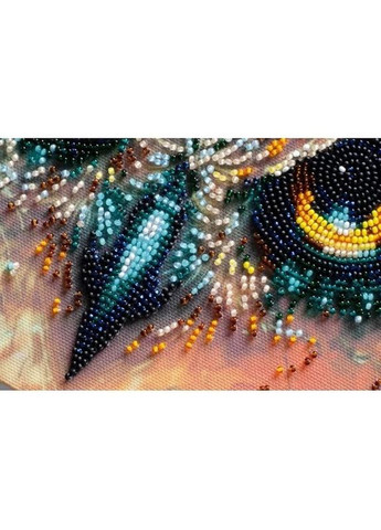 Набор-меди для вышивки бисером "Бесстрашный" AMB-107 на натуральном полотне No Brand (339779558)