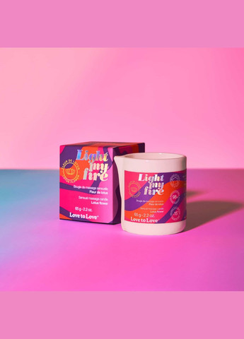 Масажна свічка LIGHT MY FIRE Lotus (65 мл) - CherryLove Love To Love (330619775)