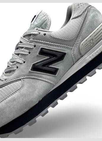 Сірі Осінні кросівки чоловічі new balance classic gray black No Brand 574 Classic