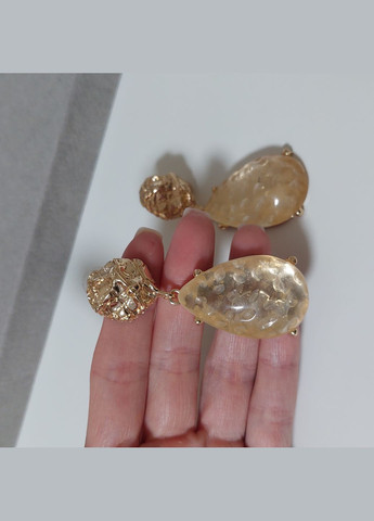 Сережки краплі масивні вечірні BS044 DeKolie (332622491)