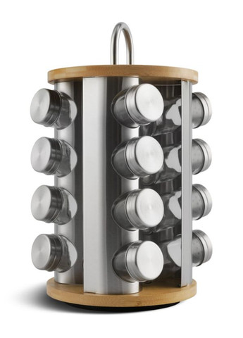 Спецівниця на підставці 17 предметів 17х18х18 см EB-4028 / Набір для спецій Edenberg (335834090)