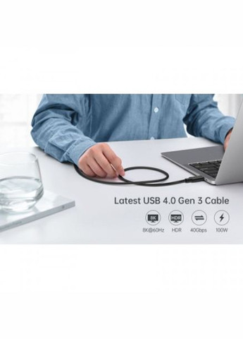 Кабель XCC-1028 - USB4 Type-C - Type-C 8K 40Gbps 100W 0.8m CHOETECH (302647169)
