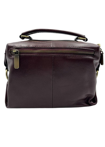 Сумка женская кожаная сливовая (Д/Ш/В) 25/11/17 (см) No Brand (365815619)