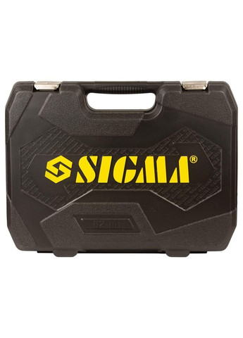 Набір насадок торцевих і біт 1/4", 1/2" 82шт CrV mid (6001551) Sigma (369939846)