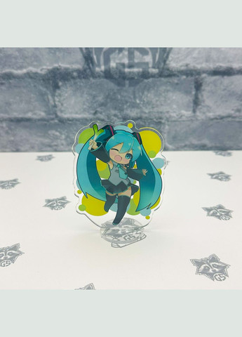 Акрилова колекційна фігурка Chibi Hatsune Miku Хатсуне Міку 1 10 см No Brand (339619493)
