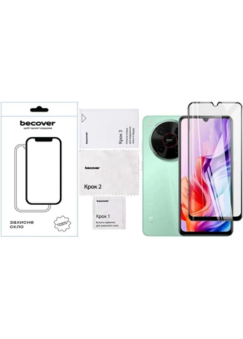 Скло захисне (m468584) BeCover Nubia V70 Max Black (367070152)