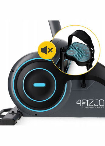 Велотренажер магнитный Pro+ Black/Blue (P-5905973401630) 4FIZJO (301733256)