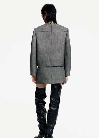 Сіра демісезонна куртка H&M